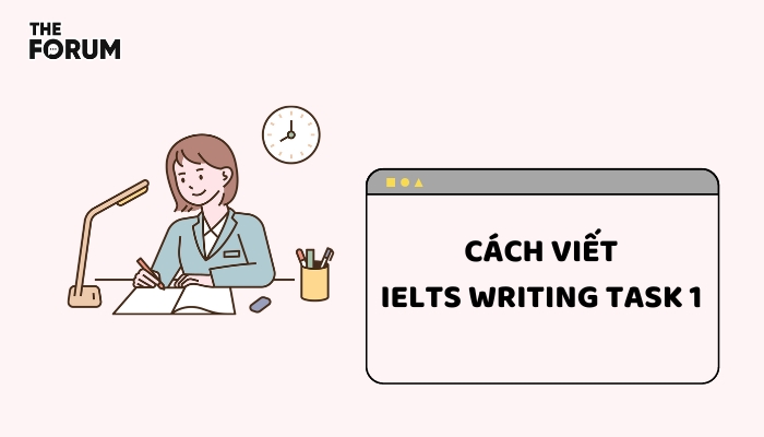 cách viết Writing Task 1 chi tiết