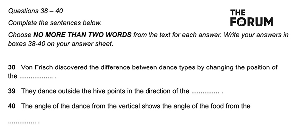 Dạng câu hỏi Sentence Completion Questions (Hoàn tất câu hoàn chỉnh)
