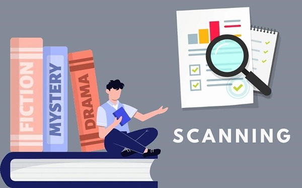 Các bước thực hiện kỹ năng Scanning cơ bản