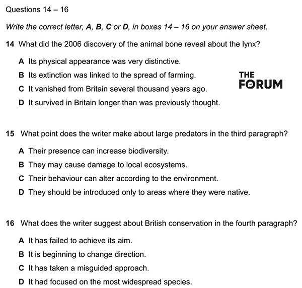 Dạng Multiple Choice Questions (Câu hỏi có nhiều sự lựa chọn)